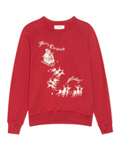 The College Sweatshirt-Sweaters-The GREAT.-True Red with Sleigh Graphic-0-Mercantile Portland
