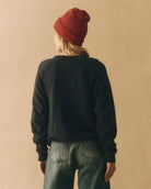 The College Sweatshirt.-Sweaters-The GREAT.-True Navy_The GREAT.-0-Mercantile Portland