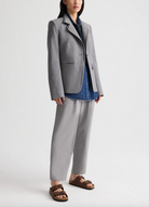 The Double Take Blazer In Heather Grey-Jackets-TWP-Heather Grey-XS-Mercantile Portland