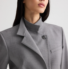 The Double Take Blazer In Heather Grey-Jackets-TWP-Heather Grey-XS-Mercantile Portland