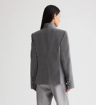 The Double Take Blazer In Heather Grey-Jackets-TWP-Heather Grey-XS-Mercantile Portland