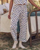 The Easy Sleep Pant.-Sleepwear-The GREAT.-Early Dawn Floral-0-Mercantile Portland