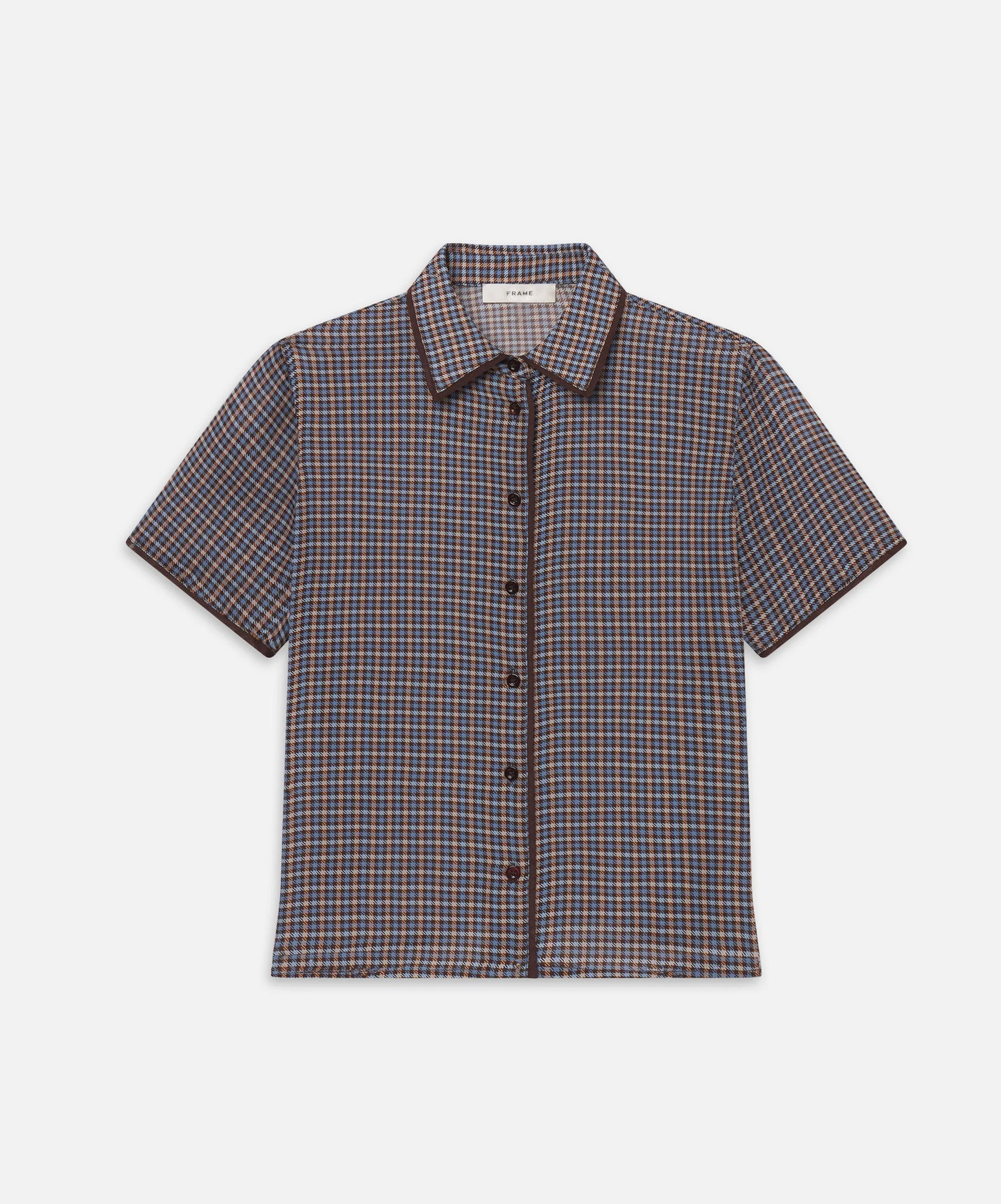 The Essential Top in Chestnut Plaid-Shirts-Frame-Chestnut Plaid-XS-Mercantile Portland