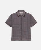 The Essential Top in Chestnut Plaid-Shirts-Frame-Chestnut Plaid-XS-Mercantile Portland