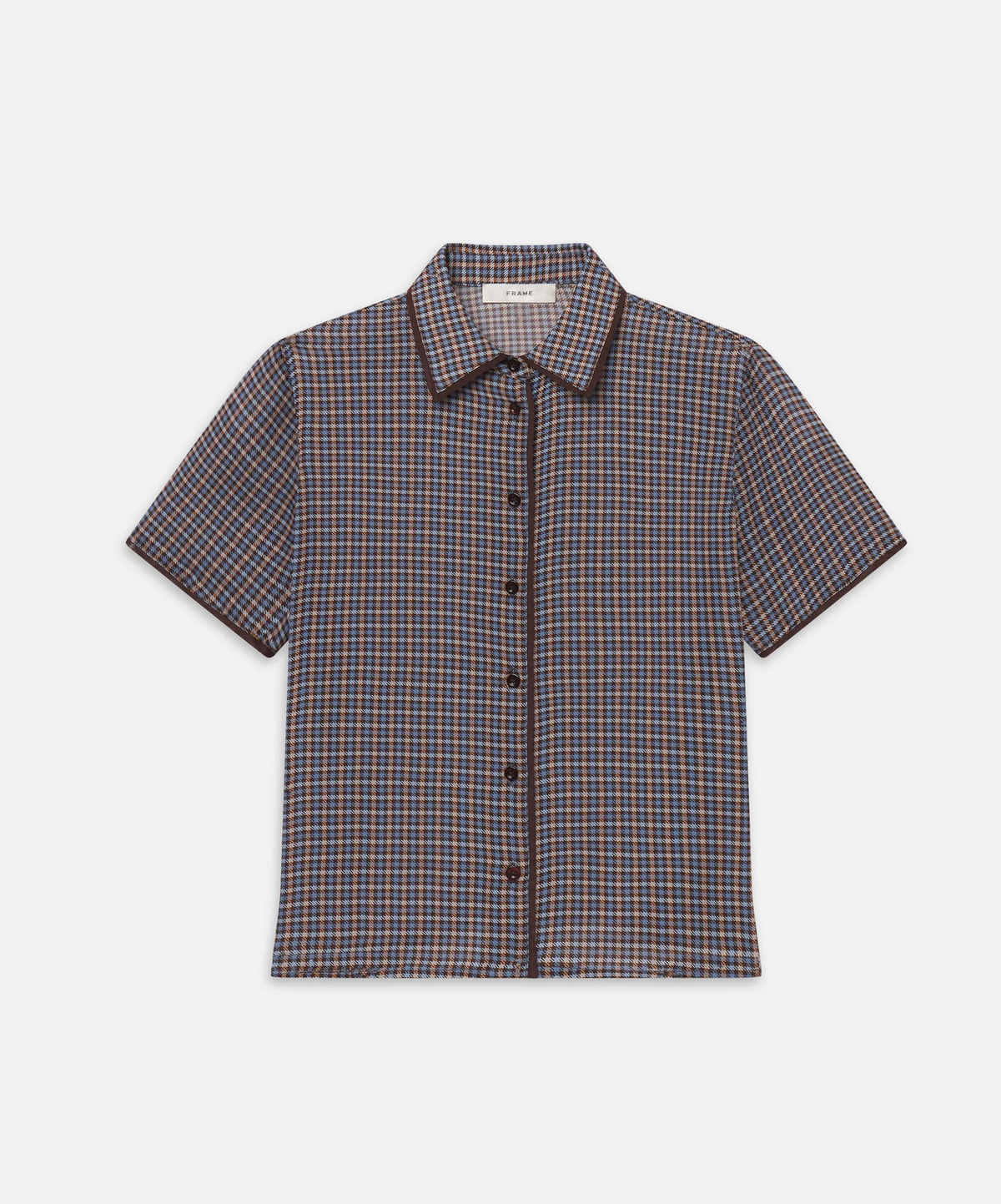 The Essential Top in Chestnut Plaid-Shirts-Frame-Chestnut Plaid-XS-Mercantile Portland