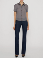 The Essential Top in Chestnut Plaid-Shirts-Frame-Chestnut Plaid-XS-Mercantile Portland