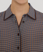 The Essential Top in Chestnut Plaid-Shirts-Frame-Chestnut Plaid-XS-Mercantile Portland
