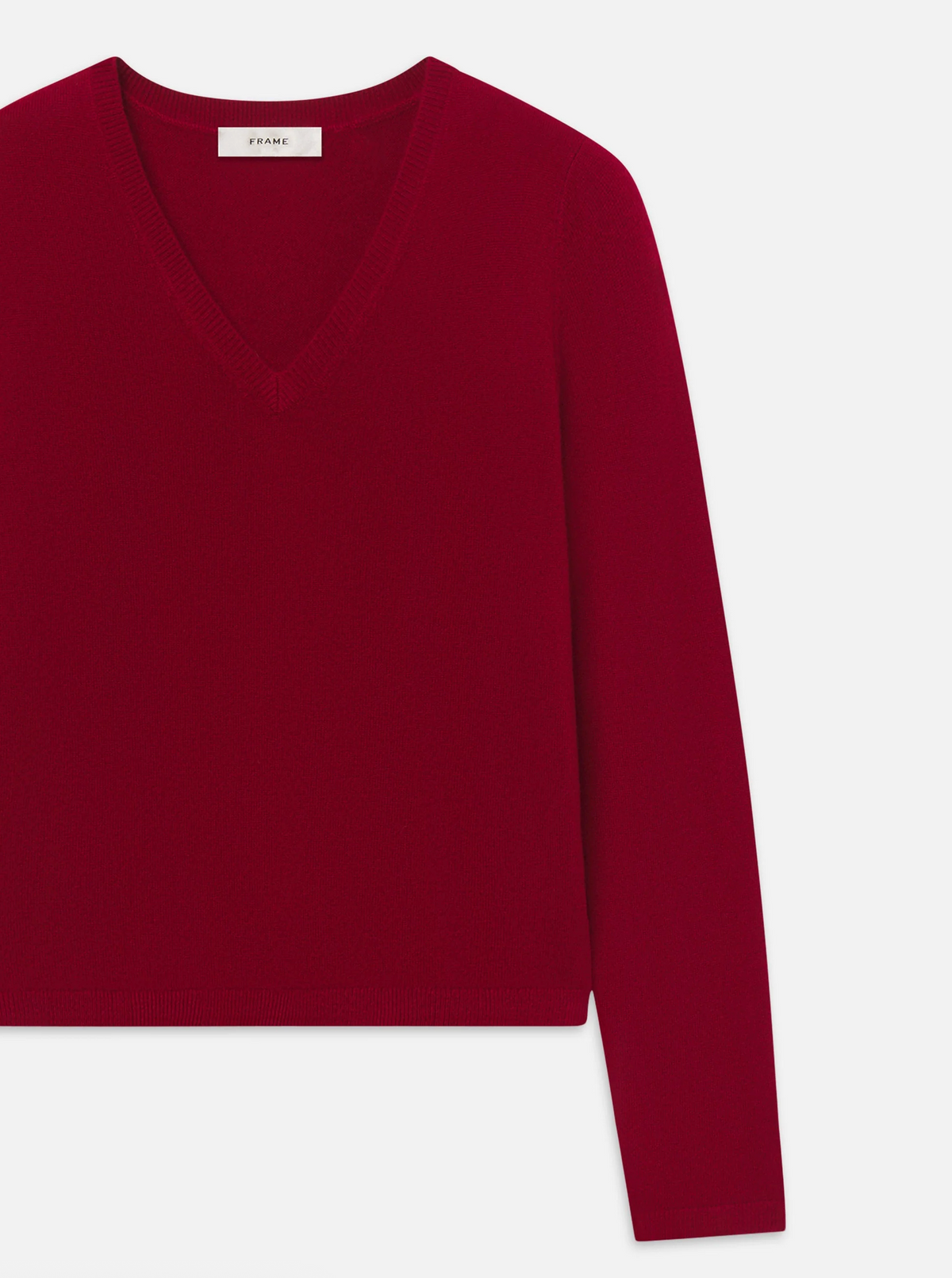 The Everyday Cashmere V-Neck in Paprika-Sweaters-Frame-Paprika-XS-Mercantile Portland