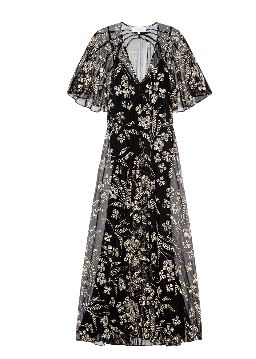 The Festal Dress-Dresses-The GREAT.-Brocade Floral-1-Mercantile Portland