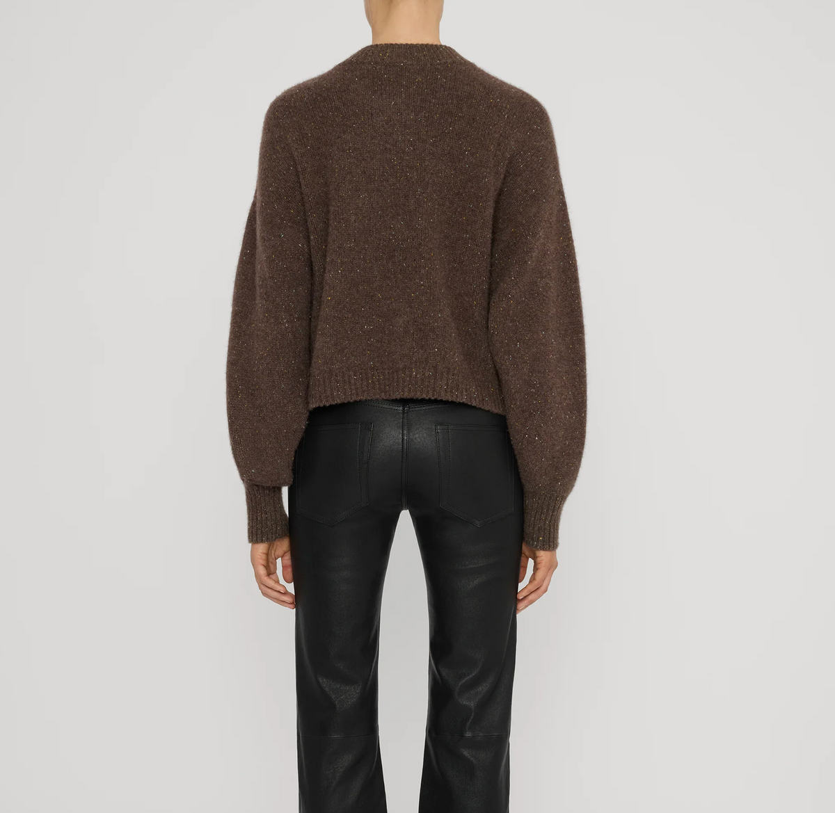 The Fleck Cardigan in Brown-Sweaters-Frame-Brown-XS-Mercantile Portland