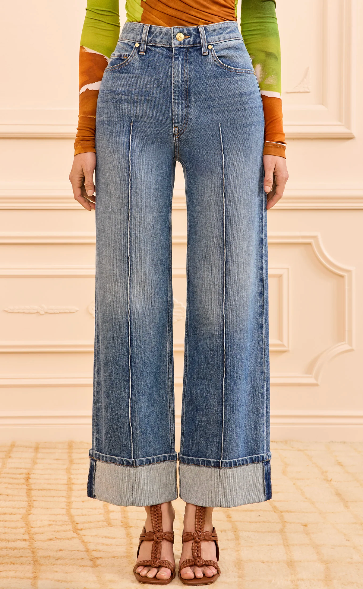 The Genevieve Stretch Pintuck-Denim-Ulla Johnson-Danube-26-Mercantile Portland