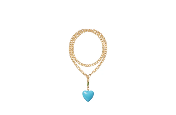 The Happy Heart Necklace-Jewelry-Roxanne Assoulin-Turquoise-OS-Mercantile Portland