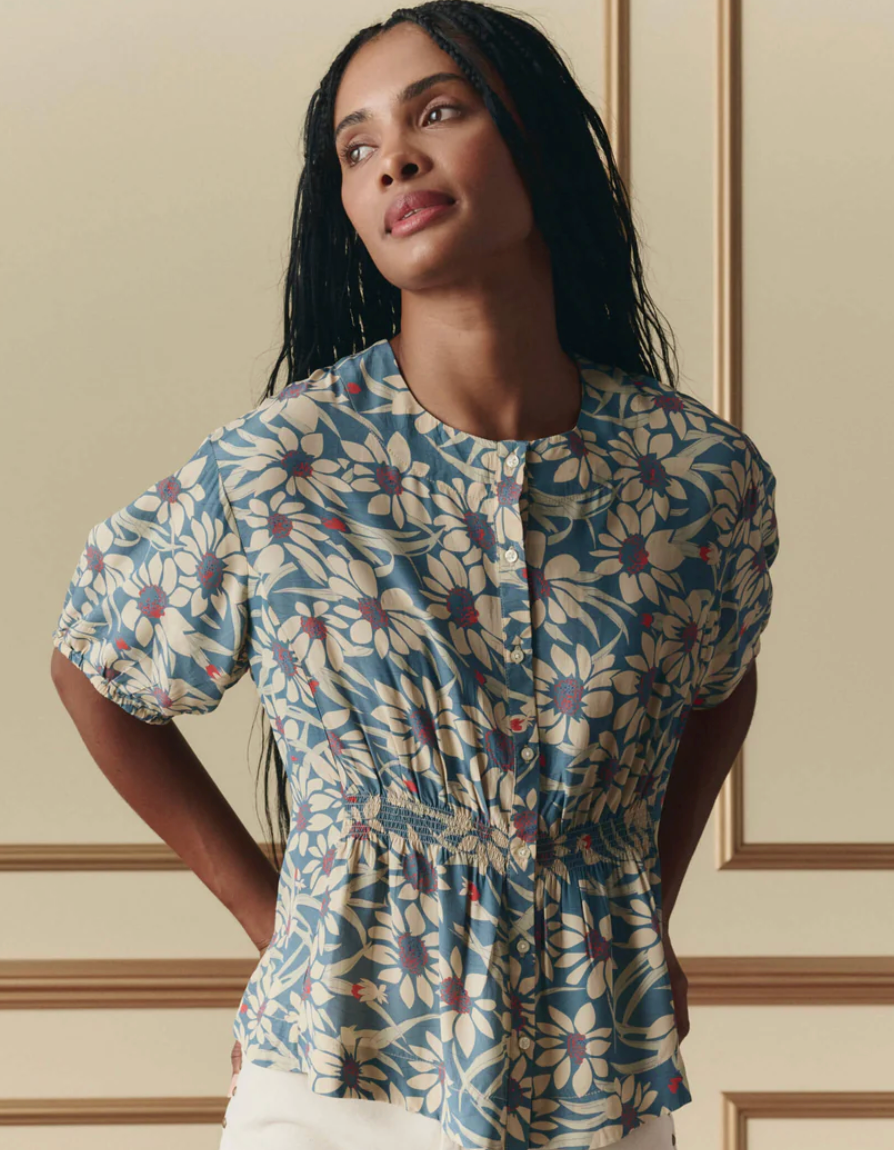 The Hayflower Top-Tops-THE GREAT-Scattered Bloom-0-Mercantile Portland