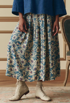 The Highland Skirt-Skirts and Shorts-The GREAT.-Scattered Bloom-0-Mercantile Portland