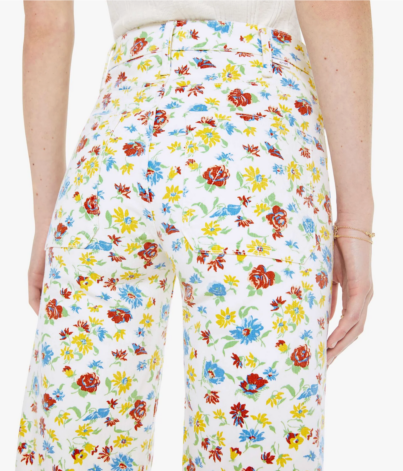 The Hustler Roller Patch Pocket Sneak-Denim-Mother-Rose Bowl-26-Mercantile Portland