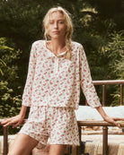 The Jersey Boxer Short.-Shorts-The GREAT.-Teatime Rose Print-0-Mercantile Portland