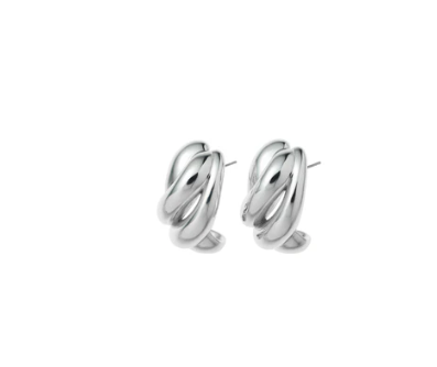 The Knot Earrings-Jewelry-Roxanne Assoulin-Silver-OS-Mercantile Portland