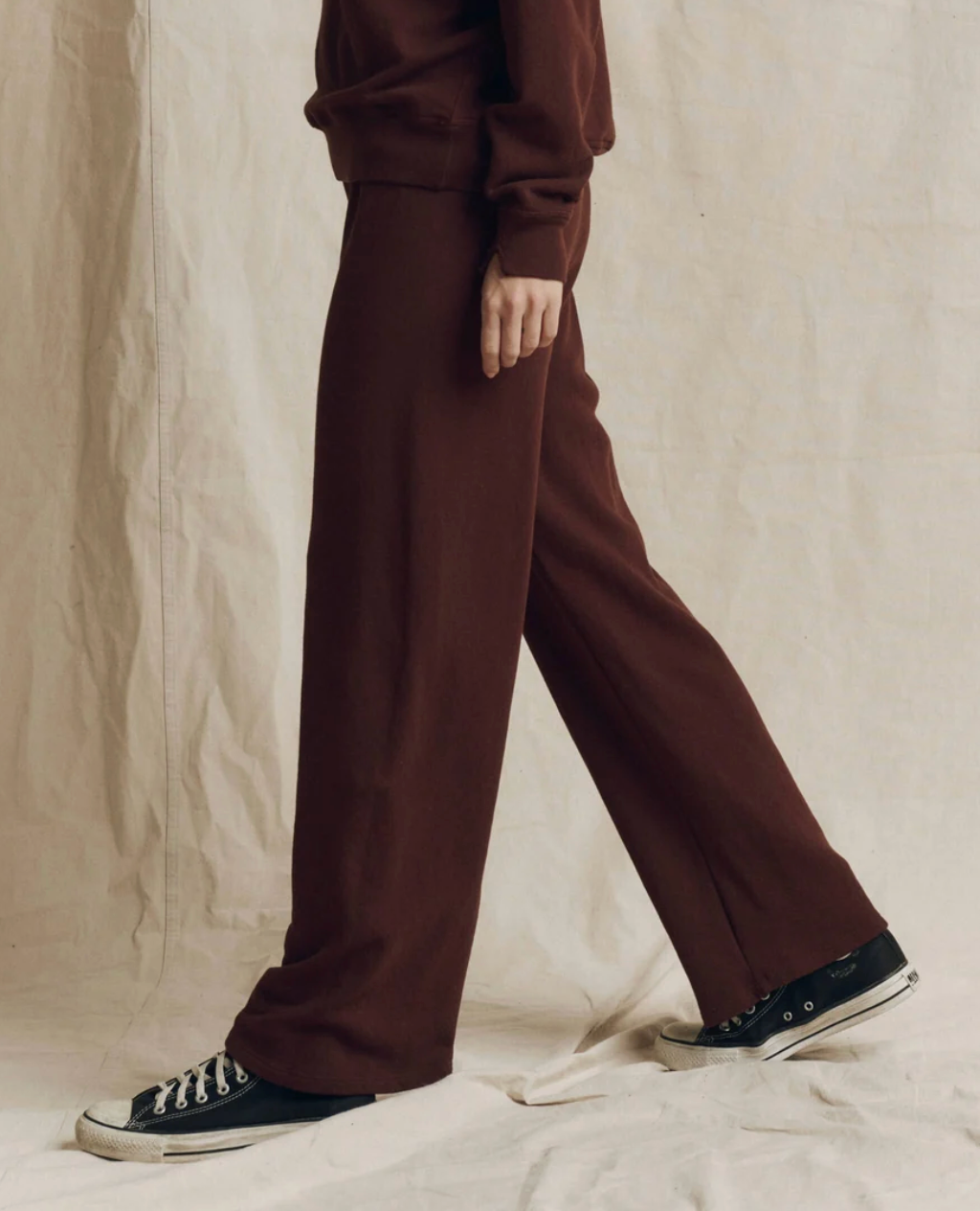 The Lap Sweatpant in Driftwood-Pants-The GREAT.-Driftwood-0-Mercantile Portland