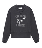 The League Sweatshirt-Clothing-The GREAT.-Washed Black-0-Mercantile Portland