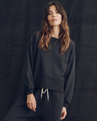 The League Sweatshirt.-Sweaters-The GREAT.-Almost Black-0-Mercantile Portland