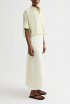 The Linen A-Line Skirt-Skirts and Shorts-TWP-Glass Green-2-Mercantile Portland