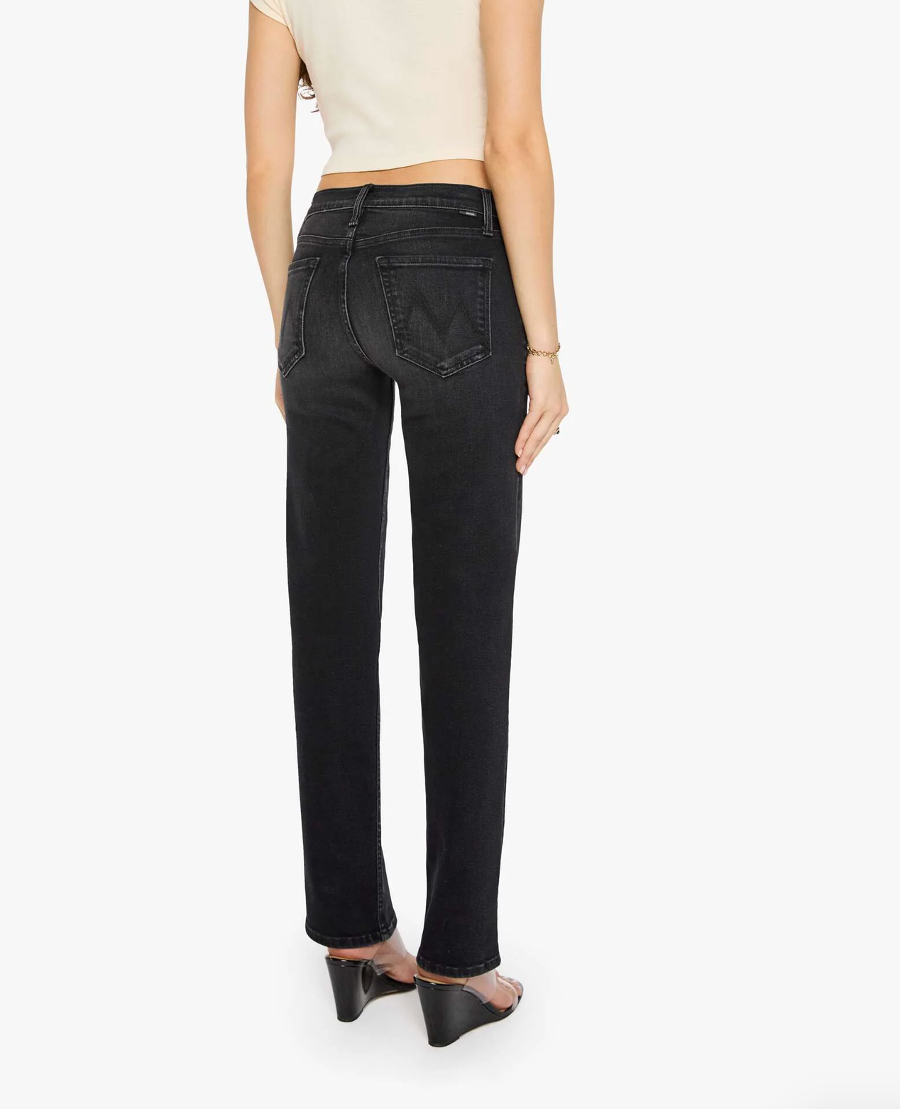 The Newbie Skimp in Bootleg Black-Denim-Mother-Bootleg Black-29-Mercantile Portland