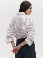 The Next Morning Shirt-Clothing-TWP-White / Red-P-Mercantile Portland