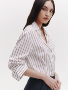 The Next Morning Shirt-Clothing-TWP-White / Red-P-Mercantile Portland