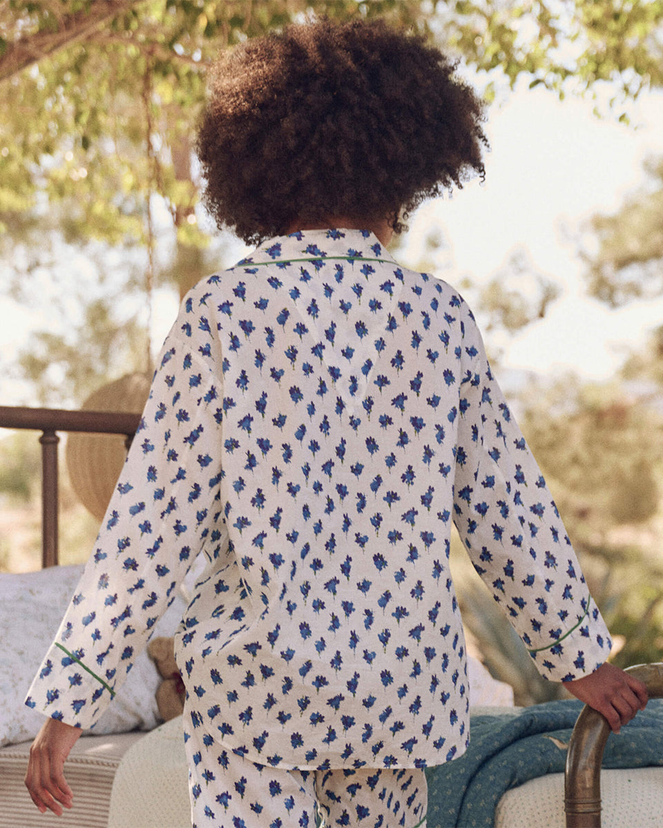 The Pajama Shirt.-Sleepwear-The GREAT.-Early Dawn Floral-1-Mercantile Portland