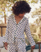 The Pajama Shirt.-Sleepwear-The GREAT.-Early Dawn Floral-1-Mercantile Portland