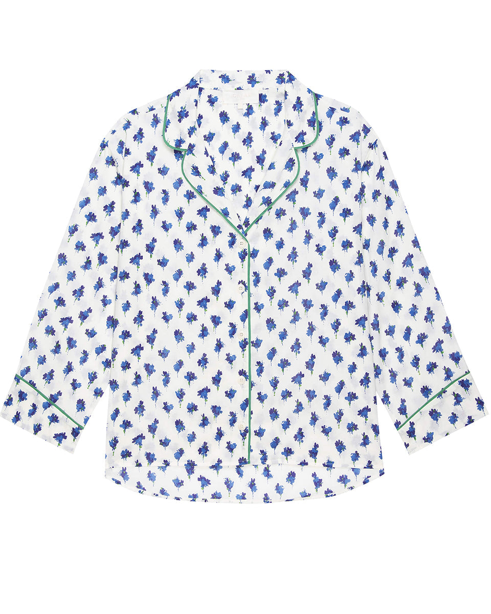 The Pajama Shirt.-Sleepwear-The GREAT.-Early Dawn Floral-1-Mercantile Portland