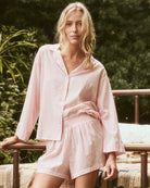 The Pajama Shirt.-Sleepwear-The GREAT.-Slumber Stripe-0-Mercantile Portland