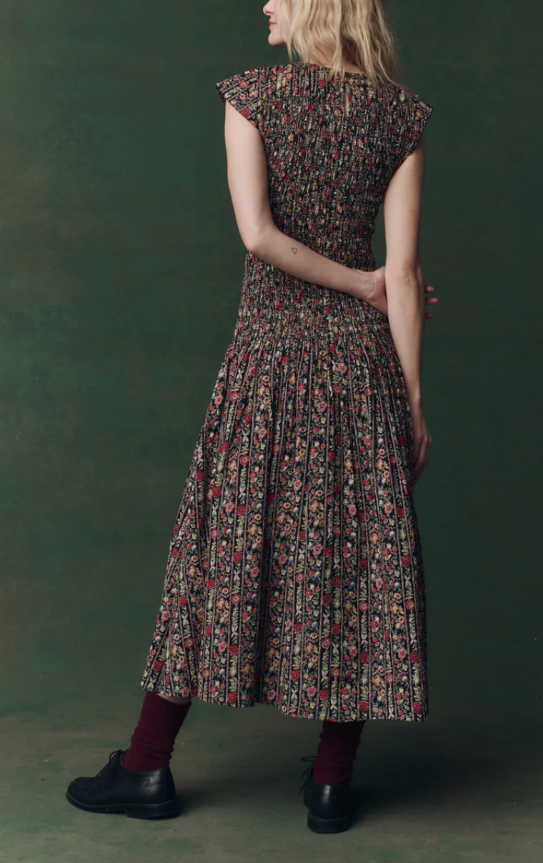 The Paramour Dress-Dresses-The GREAT.-0-Garland Print-Mercantile Portland