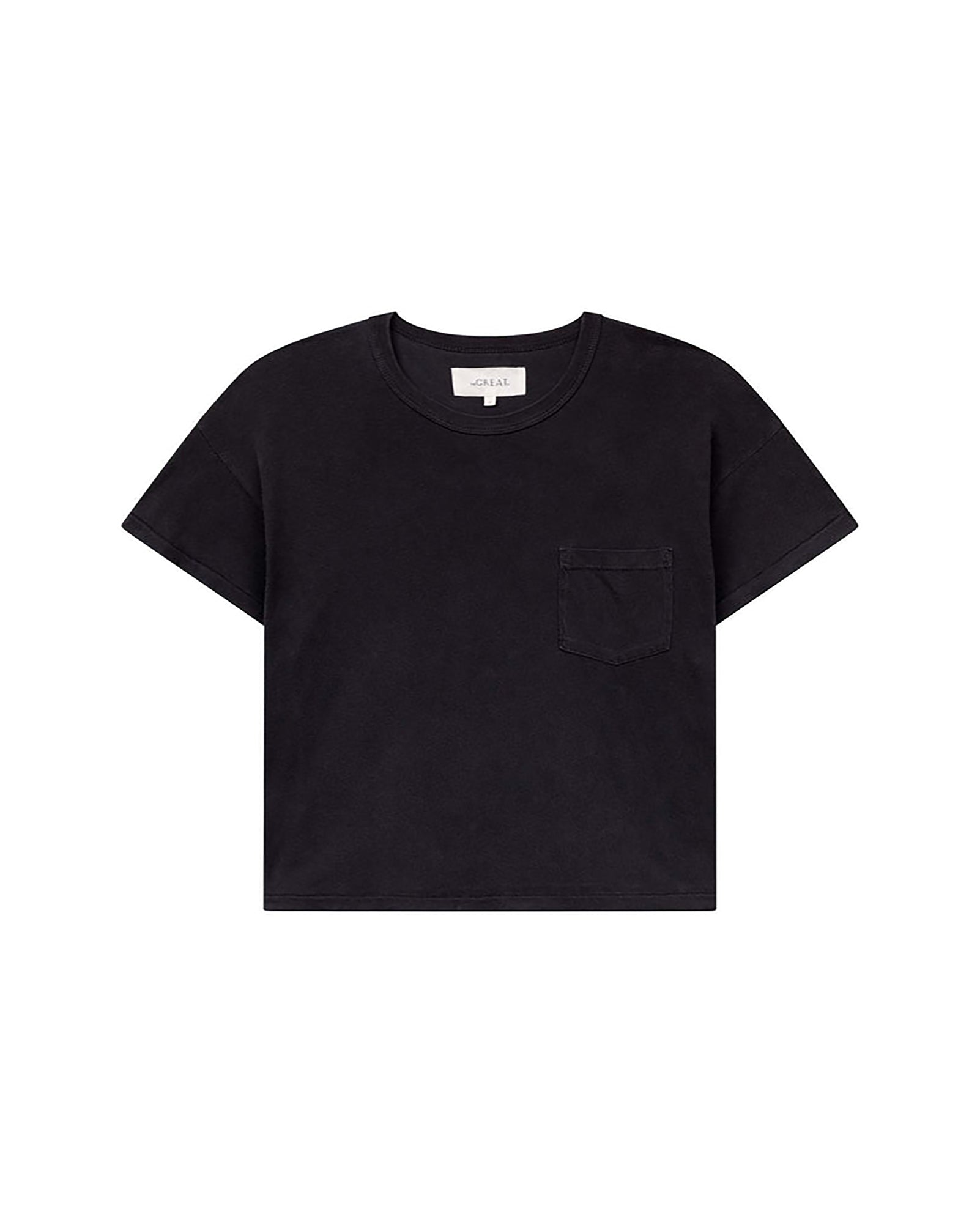 The Pocket Tee.-Shirts-The GREAT.-Heather Grey-0-Mercantile Portland