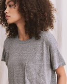 The Pocket Tee.-Shirts-The GREAT.-Heather Grey-0-Mercantile Portland