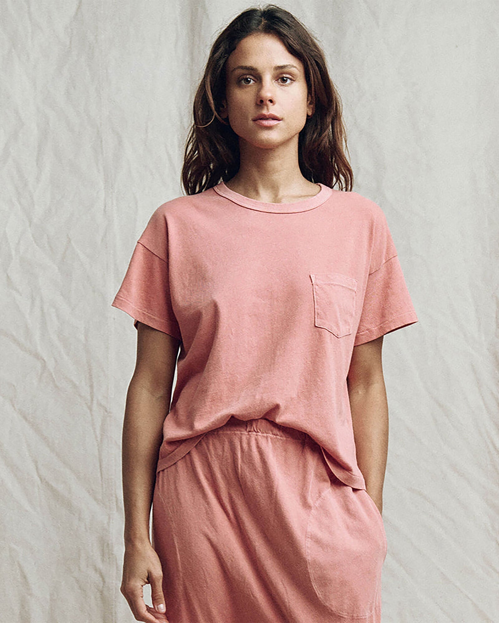 The Pocket Tee.-Shirts-The GREAT.-Rose-0-Mercantile Portland