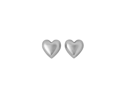 The Puffy Heart Earrings-Jewelry-Roxanne Assoulin-Silver-OS-Mercantile Portland