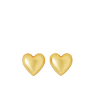 The Puffy Heart Gold Stud Earrings-Jewelry-Roxanne Assoulin-Gold-OS-Mercantile Portland