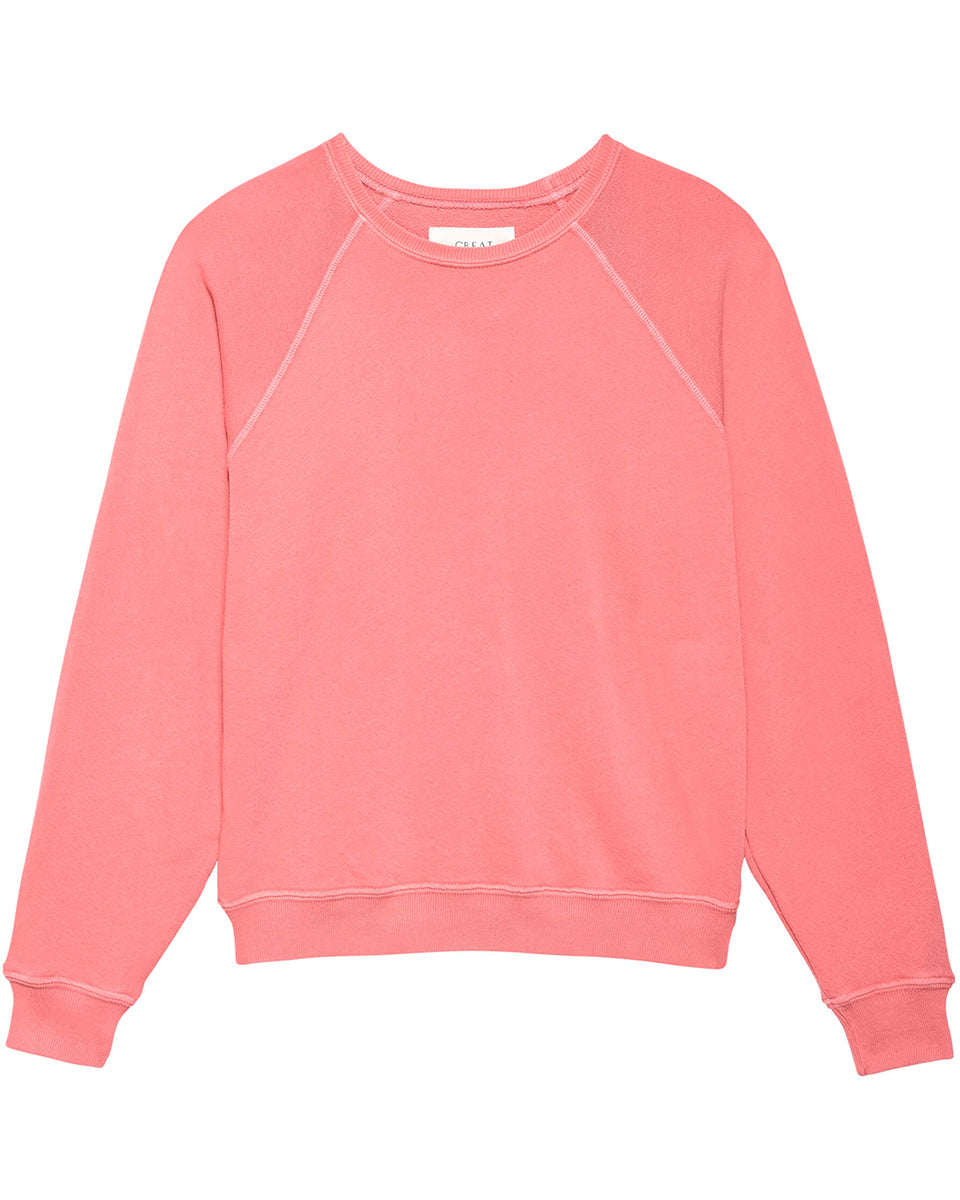 The Shrunken Sweatshirt-Sweaters-The GREAT.-Almost Black-0-Mercantile Portland