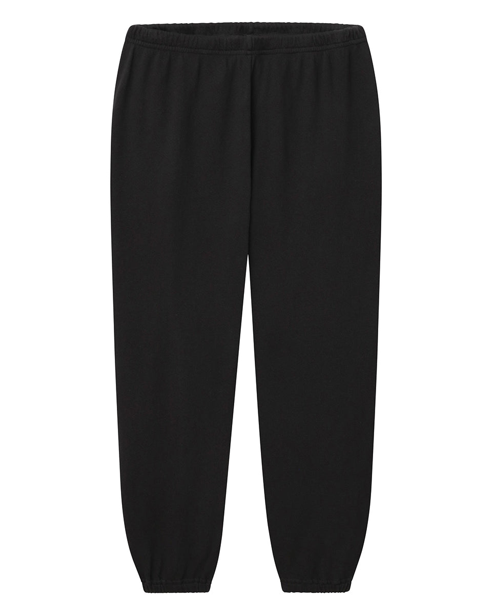 The Stadium Sweatpant.-Pants-The GREAT.-Almost Black-0-Mercantile Portland