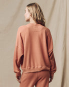 The Teammate Sweatshirt.-Sweaters-The GREAT.-Sun Dried Orange-0-Mercantile Portland