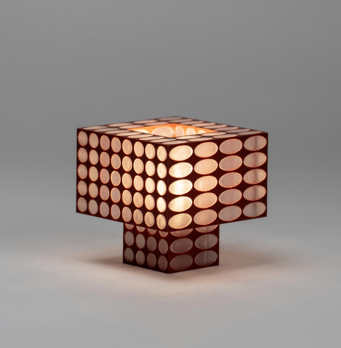 The Tesser 5:3 Dots Lamp in Granite-Lifestyle-RIDEZIGN-Granite-OS-Mercantile Portland
