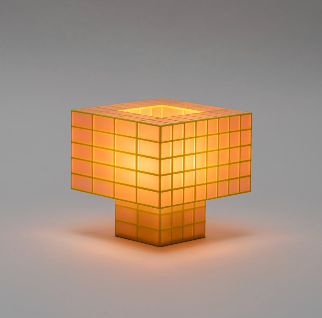 The Tesser 5:3 Lamp Guava-Lifestyle-RIDEZIGN-Guava-OS-Mercantile Portland