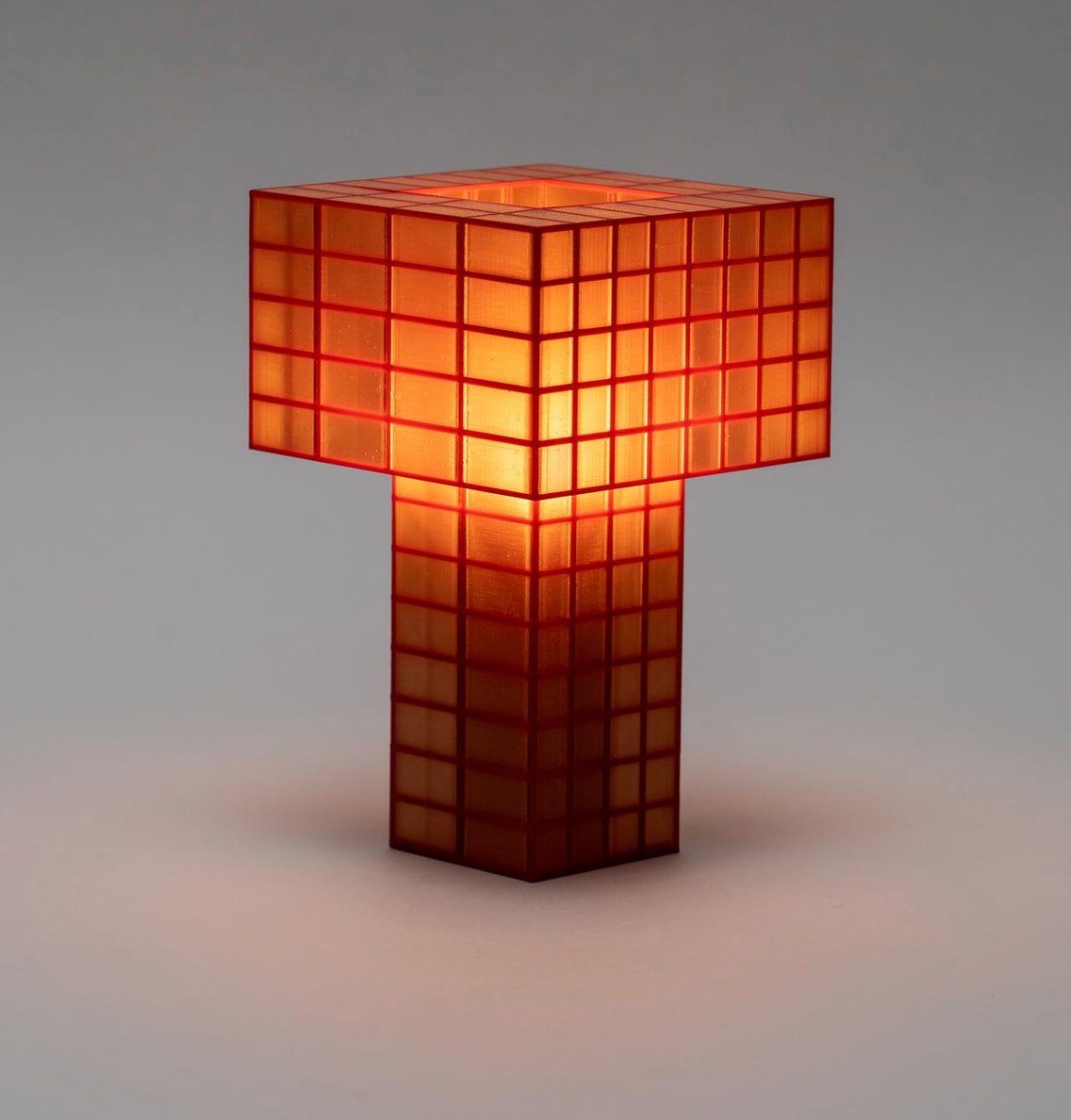 The Tesser 5:8 Lamp-Lifestyle-RIDEZIGN-Amber-OS-Mercantile Portland