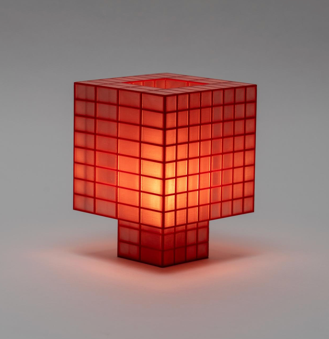 The Tesser 8:3 Lamp in Cherry-Lifestyle-RIDEZIGN-Cherry-OS-Mercantile Portland