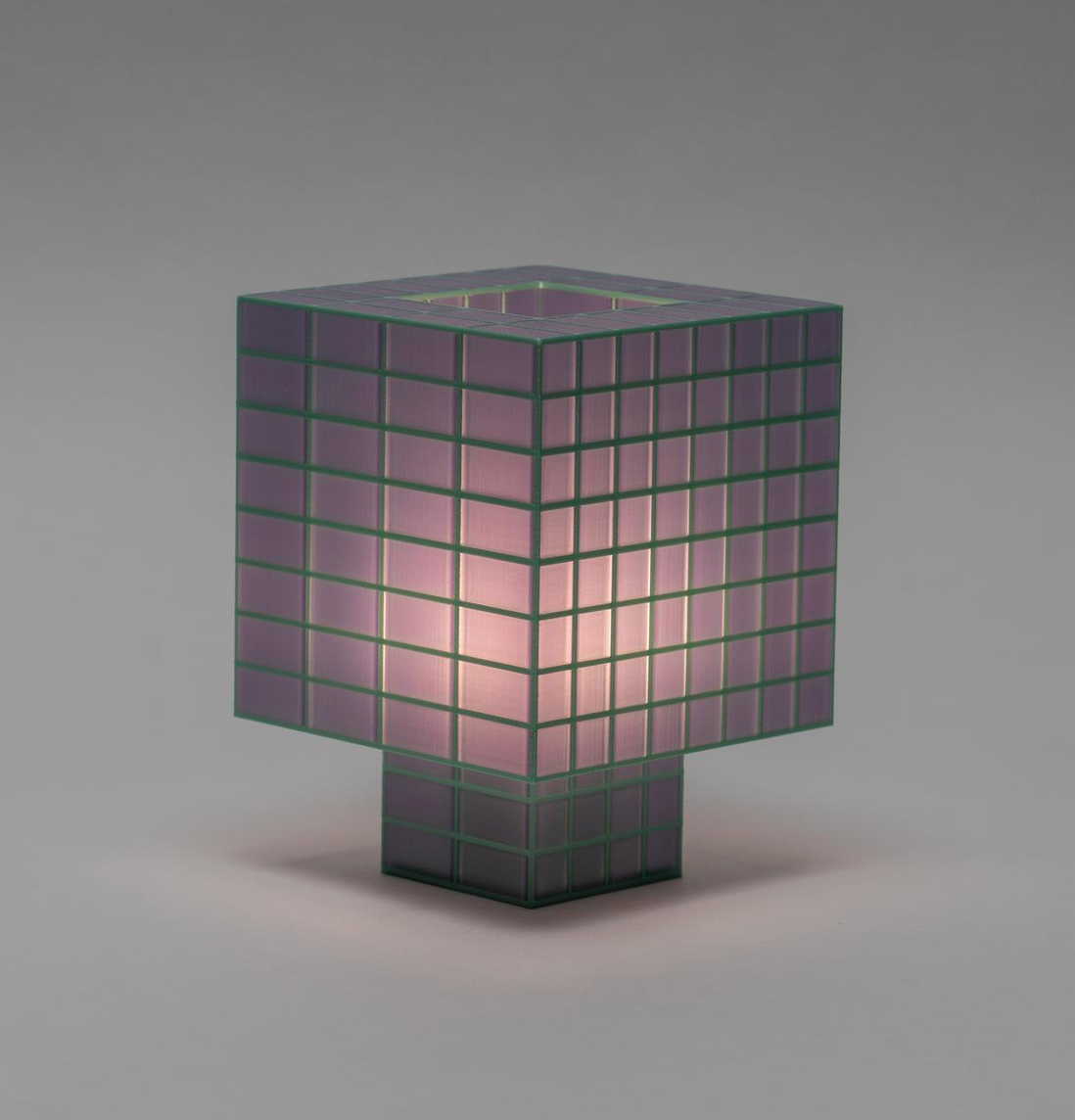 The Tesser 8:3 Lamp in Lavendar-Lifestyle-RIDEZIGN-Lavendar-OS-Mercantile Portland