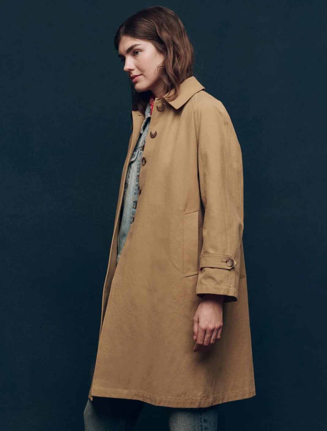 The Trench Coat-Clothing-The GREAT.-Khaki-0/1-Mercantile Portland