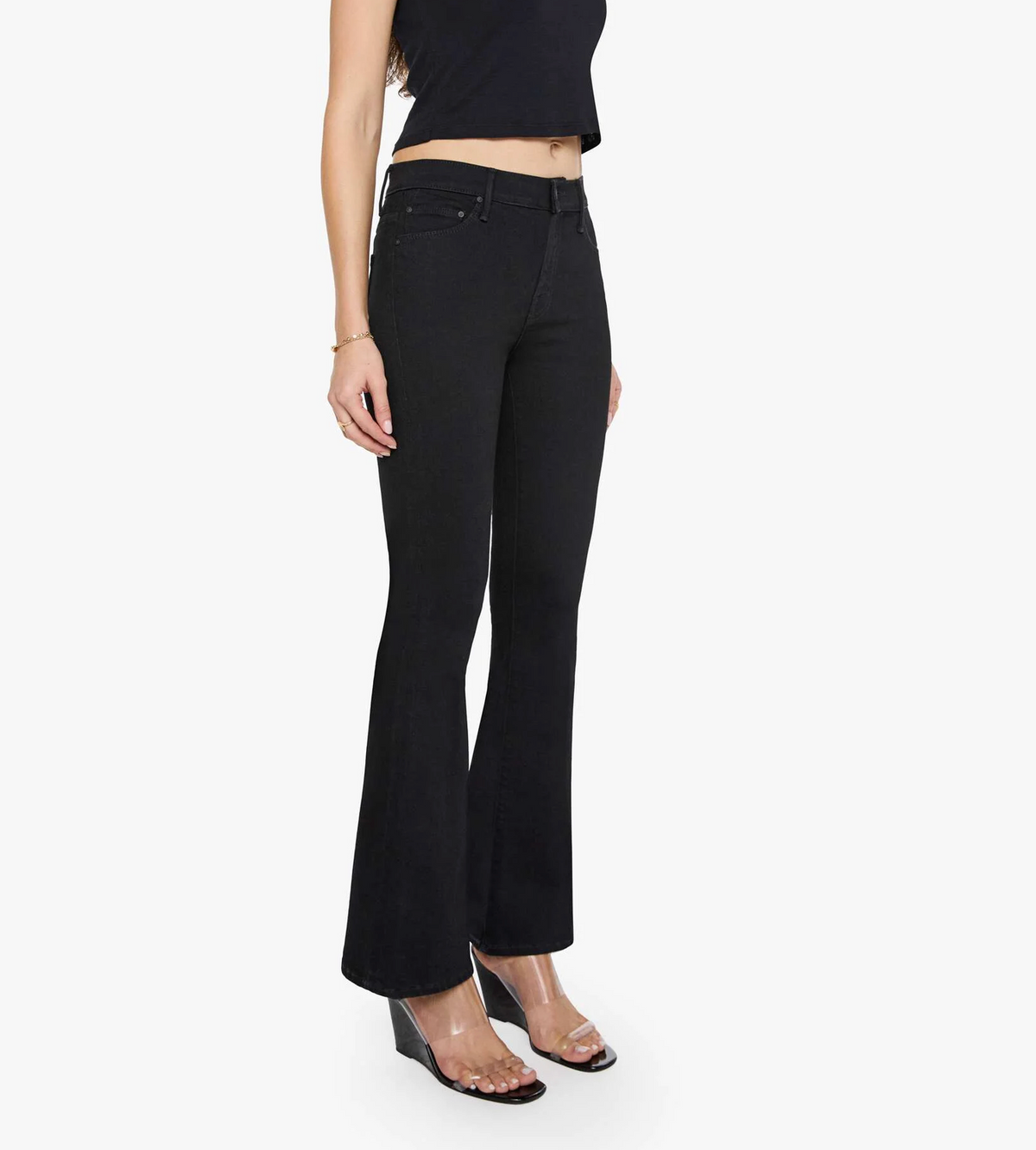 The Weekender in Black-Denim-Mother-Black-29-Mercantile Portland