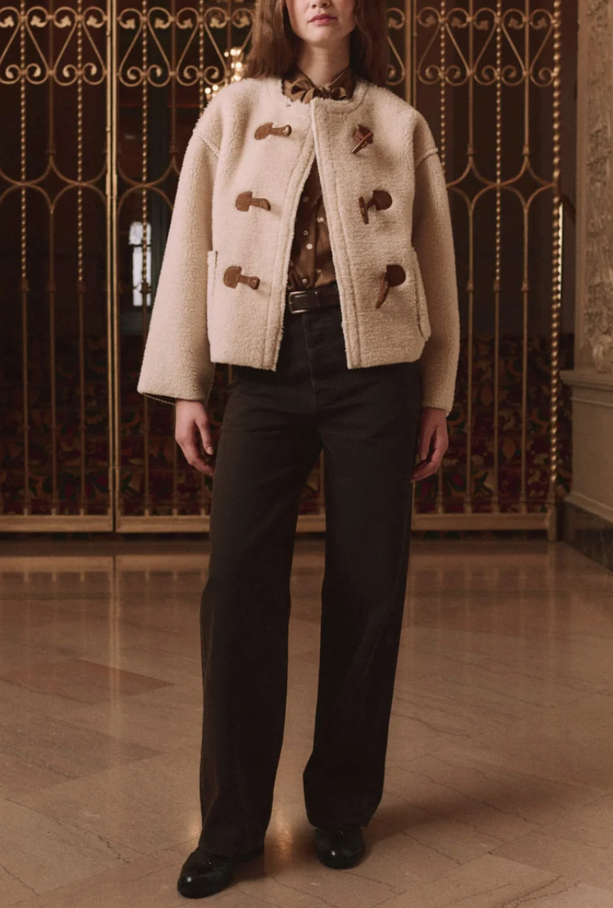 The Woodside Toggle Coat-Outerwear-The GREAT.-Cream-0-Mercantile Portland