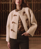 The Woodside Toggle Coat-Outerwear-The GREAT.-Cream-0-Mercantile Portland